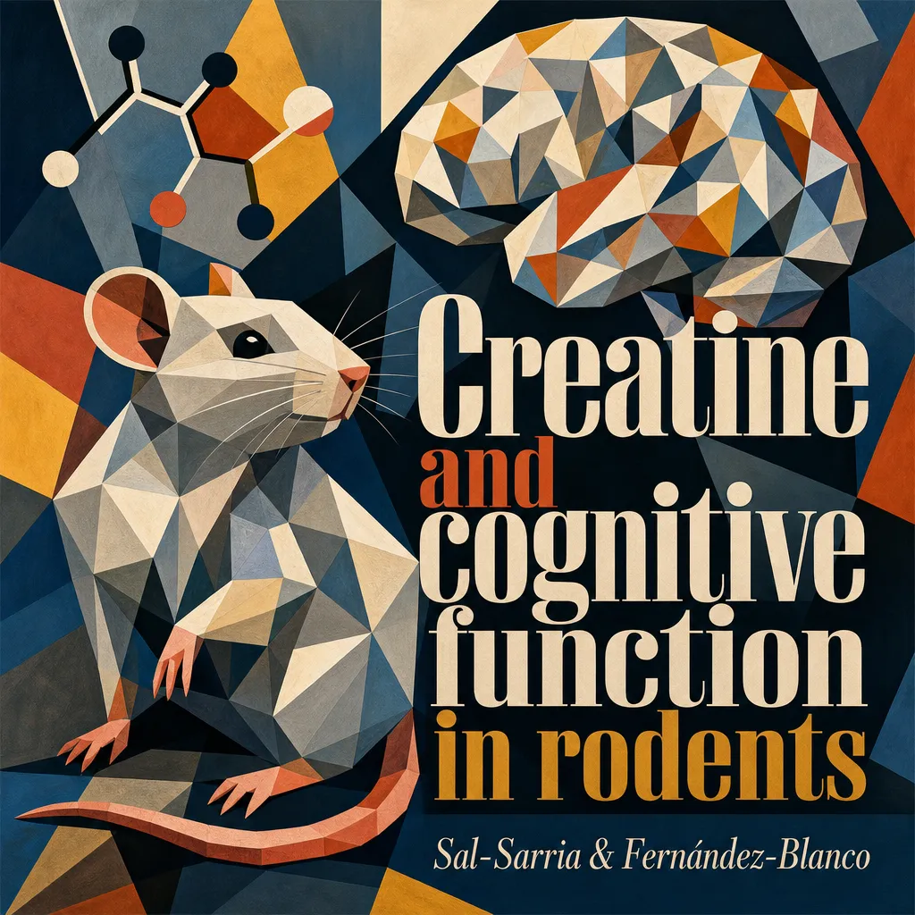 Cover art for a paper on creatine and cognition