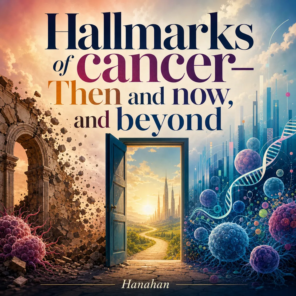 Cover art for the Hallmarks of Cancer review