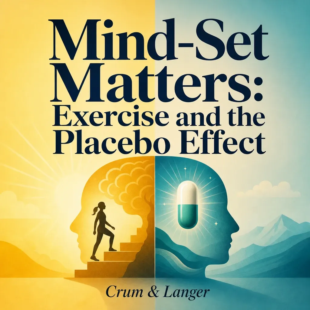 Cover art for a paper on exercise and the placebo effect