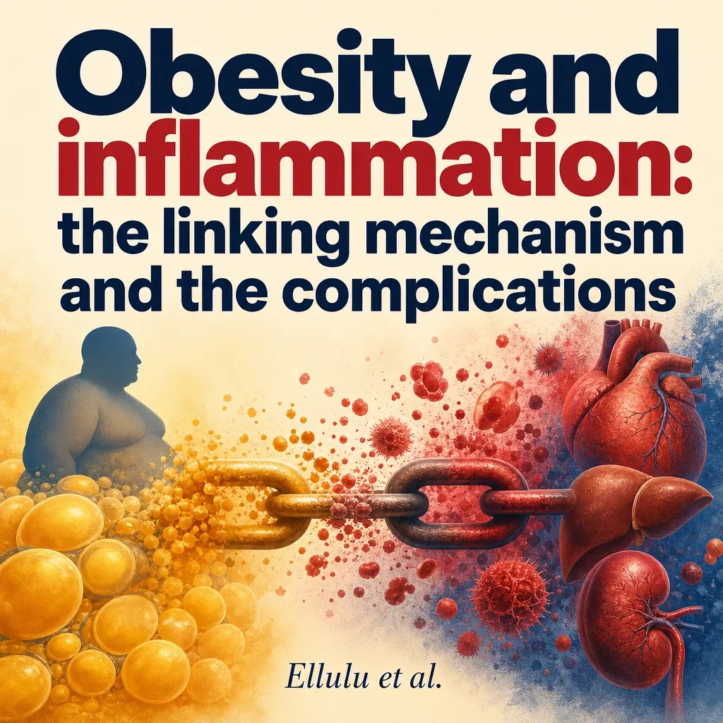 Cover art for a paper on obesity and inflammation